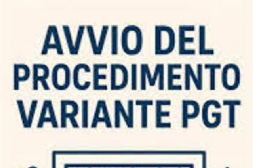 Avviso - avvio procedimento variante generale PGT 2026